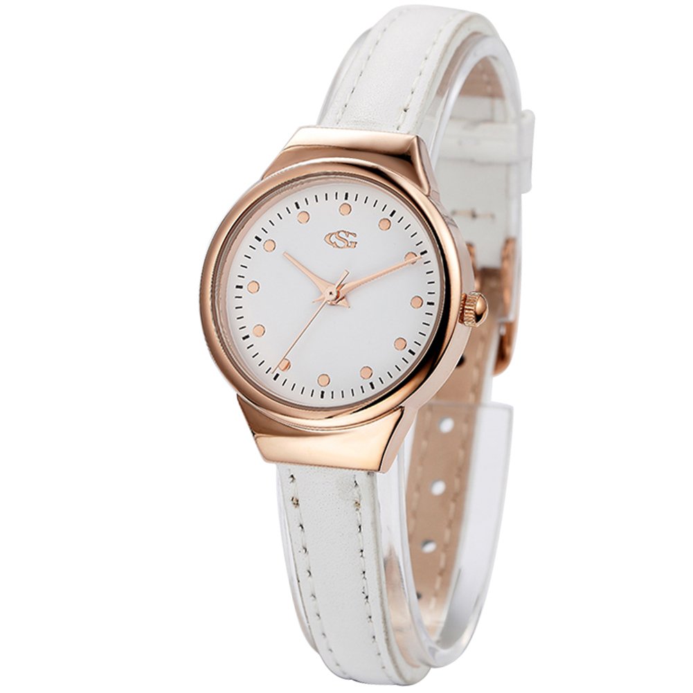 George Smith Damen 28mm Einzigartige Weißes Zifferblatt Armbanduhr mit