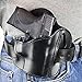Relentless Tactical The Ultimate 3 Slot OWB Leather Gun Belt Holster - Fits S&W Shield/Glock/Springfield XD Black Left Handed