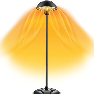 DONYER POWER Electric Garden Patio Heater 2000W Waterproof Outdoor Indoor