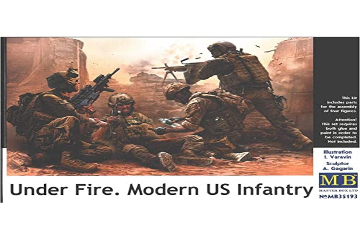 Masterbox 1:35 - Under Fire Modern US Infantry