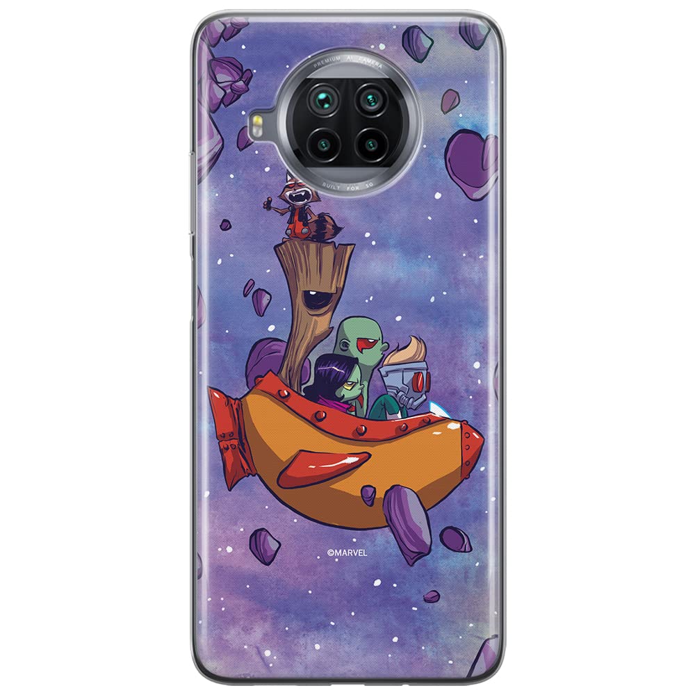 ERT GROUP mobile phone case for Xiaomi MI 10T LITE/REDMI NOTE 9 PRO 5G original and officially Licensed Marvel pattern Guardians of the Galaxy 010, case made of TPU