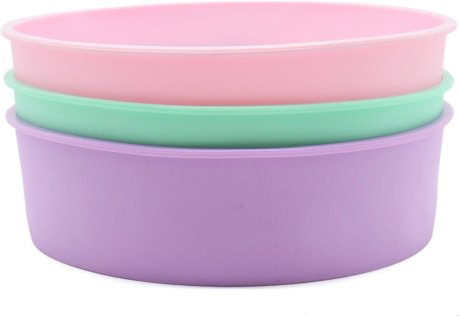 8-Inch Silicone Round Cake Pan Baking Mold,BPA Free, Non-Stick Silicone,Pack of 2