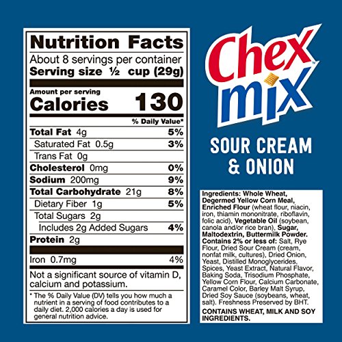 Chex Mix Snack Sour Cream and Onion, 8.75 oz