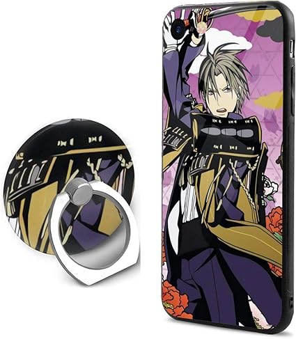 Amazon Co Jp 刀剣乱舞 Online へし切長谷部 牡丹に蝶 Iphone7 8 ケース Tpuガラス電話ケースカバー リングバックル 超薄型軽量 ファッション 耐衝撃カバーケース 家電 カメラ