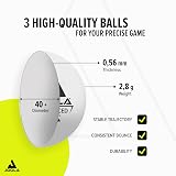 JOOLA Black Duo Pro Table Tennis Set – 2 Match Pro Bats, 3 Balls & Case view 5
