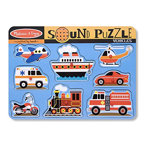 Melissa & Doug Vehicles Sound Puzzle (Set of 3) B00QFX0W0E Book Cover