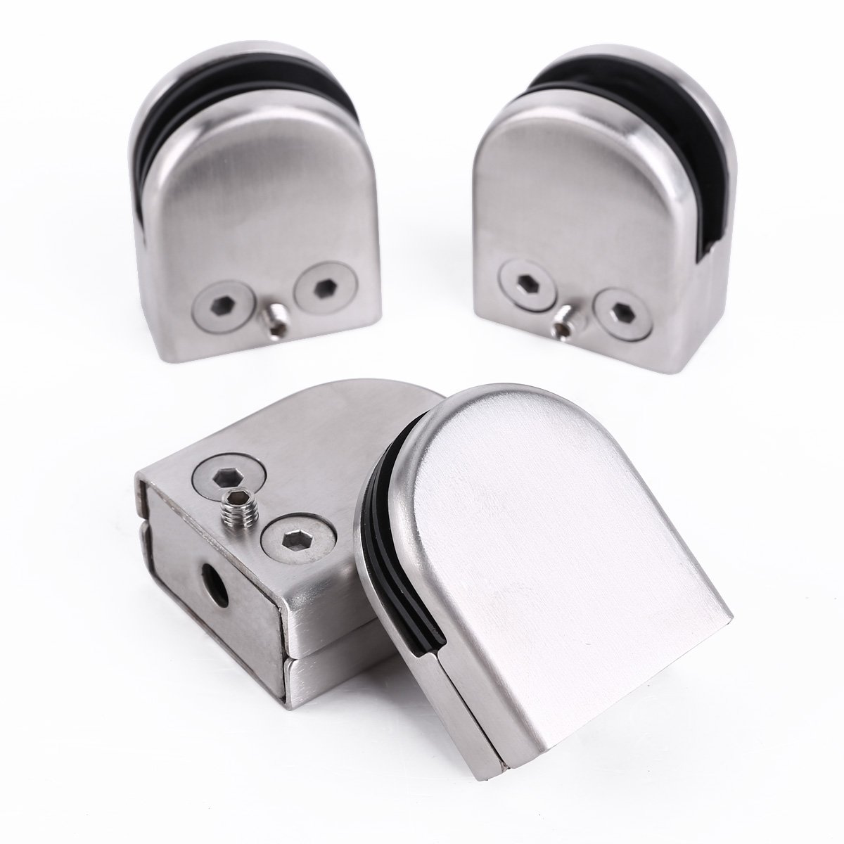 Sellon24® Edelstahl V2A Glashalter Eckig Glasklemme fuer Glas Halterung Klemmhalter Halter Wand Glasplatte Glasscheiben Befestigung Glas 30x30 mm Sellon24® Edelstahl V2A Glashalter Eckig Glasklemme fuer Glas Halterung Klemmhalter Halter Wand Glasplatte Glasscheiben Befestigung Glas 30x30 mm