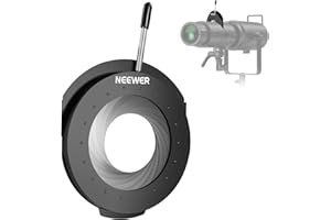 NEEWER Iris Shutter for LS-300 Spotlight Snoot Only, Heat Resistant 5-60mm Adjustable Aperture Leaf Blade Shutter Diaphragm f
