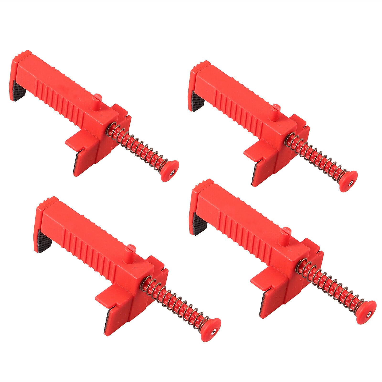 Bohaner 4Pcs Brick Liners Runner Wire Drawer Brick Line Runner Bricklaying Trowel Tool Fixer Clamps for Building Construction Fixture Brickwork Wire Puller, Red โ image 1