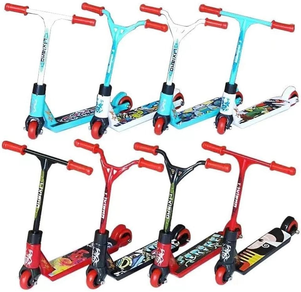 Red Random Finger Scooter Mini Two Wheel Scooter Children's Finger Training Toys Mini Finger Skateboards Finger Boards and Finger Bikes