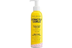 Marc Anthony Define & Hold Flex Hair Styling Gel, Strictly Curls - Medium to Coarse Curls - High Hold, Long-Lasting Frizz Control & Added Shine with Shea Butter - Anti-Frizz Hair Products for Women