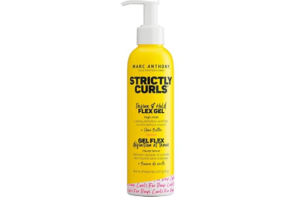 Marc Anthony Define & Hold Flex Hair Styling Gel, Strictly Curls - Medium to Coarse Curls - High Hold, Long-Lasting Frizz Con