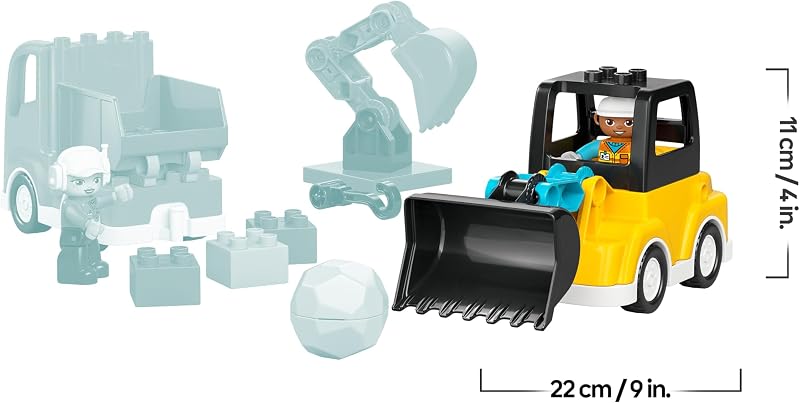 Duplo Les véhicules de Chantier 3-en-1 10475