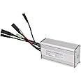 Shanrya 750W Motor Brushless Controller, DC 36V/48V 25A Electric Bike Sine Controller Waterproof Brushless Motor Speed Controller with Light Line for Electric Bicycle