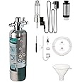 Clscea 1.3 L Aquarium CO2 System Generator with Regulator Solenoid Valve for Aquarium Plants (G600SMini)