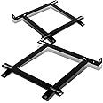 DNA MOTORING SBK-LM-FM99 Pair of Low Mount Tensile Steel Seat Brackets Compatible with 99-04 Mustang, Black