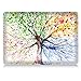 iCasso New Art Fashion Image Series Ultra Slim Light Weight Rubberized Hard Case Glossy Clear Crystal Snap-On Hard Cover Case for MacBook Air 11 inch (Model: A1370 /A1465) - Four Seasons Tree