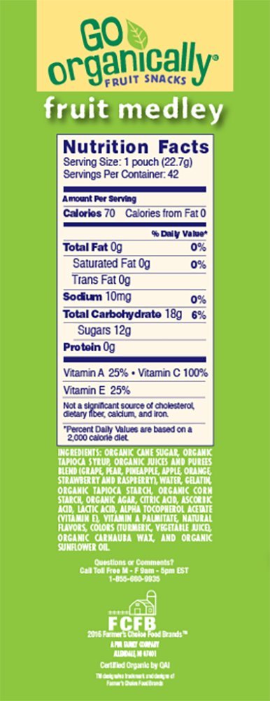33 Fruit Snack Nutrition Label - Labels Database 2020