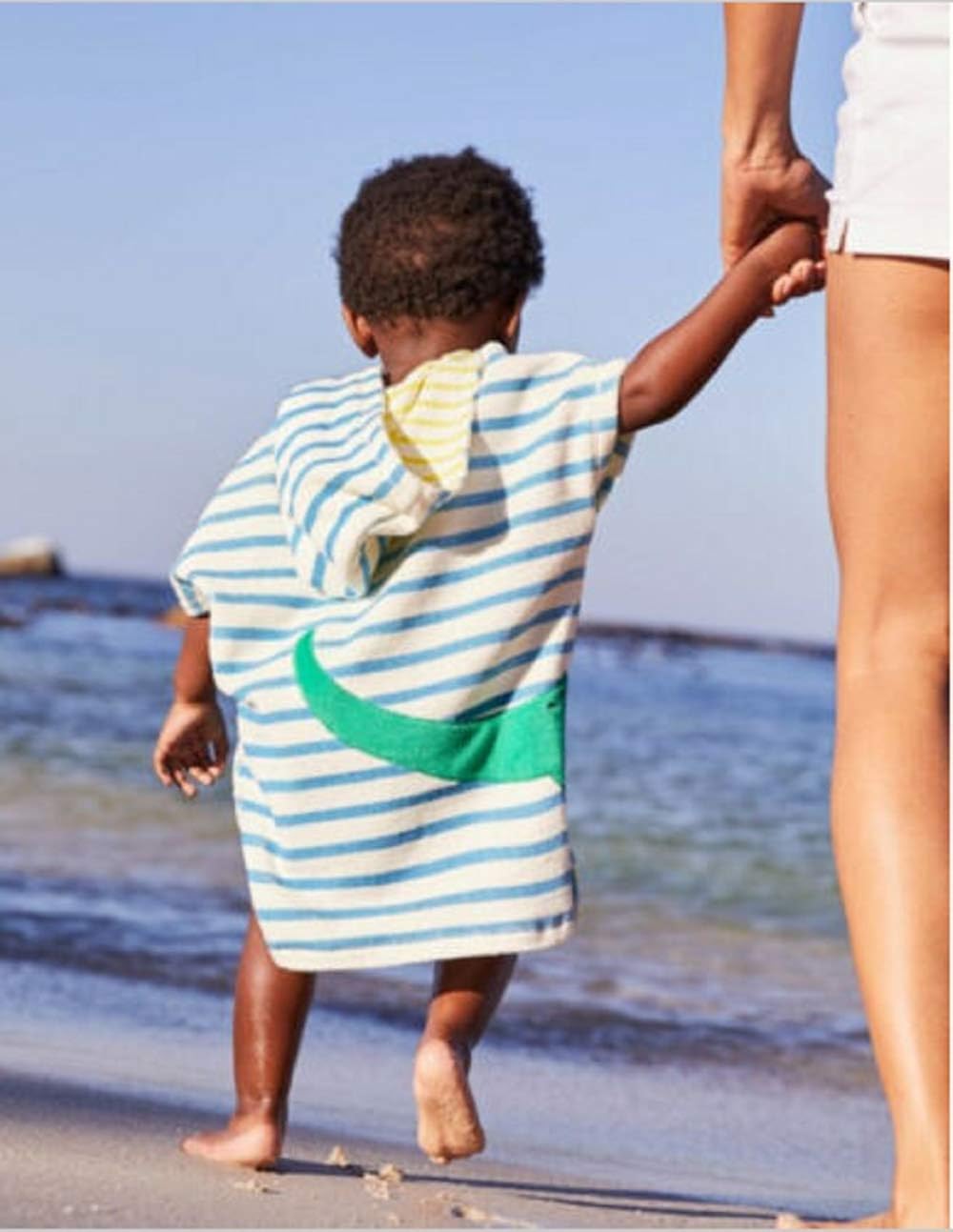 Mekysd Baby Hooded Bath Towel Poncho Swim Pool Beach Wear Kid Bathrobe Cartoon Towel US: Clothing