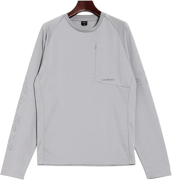 Amazon アヴィレックス Avirex ケミカル ジャージー クルーネックtee Avirex アビレックス ロング ｔシャツ メンズ トップス Tシャツ カットソー 通販