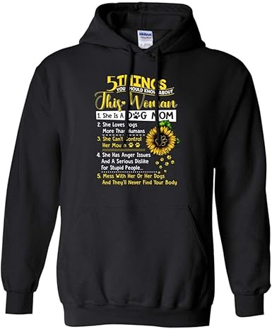 dog mom sunflower hoodie