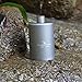 iBasingo 200ml Titanium Pocket Flagon Camping Portable Alcohol Bottle Drink Sports Outdoor Hip Flask Picnic Wine Bottle Ti1579I