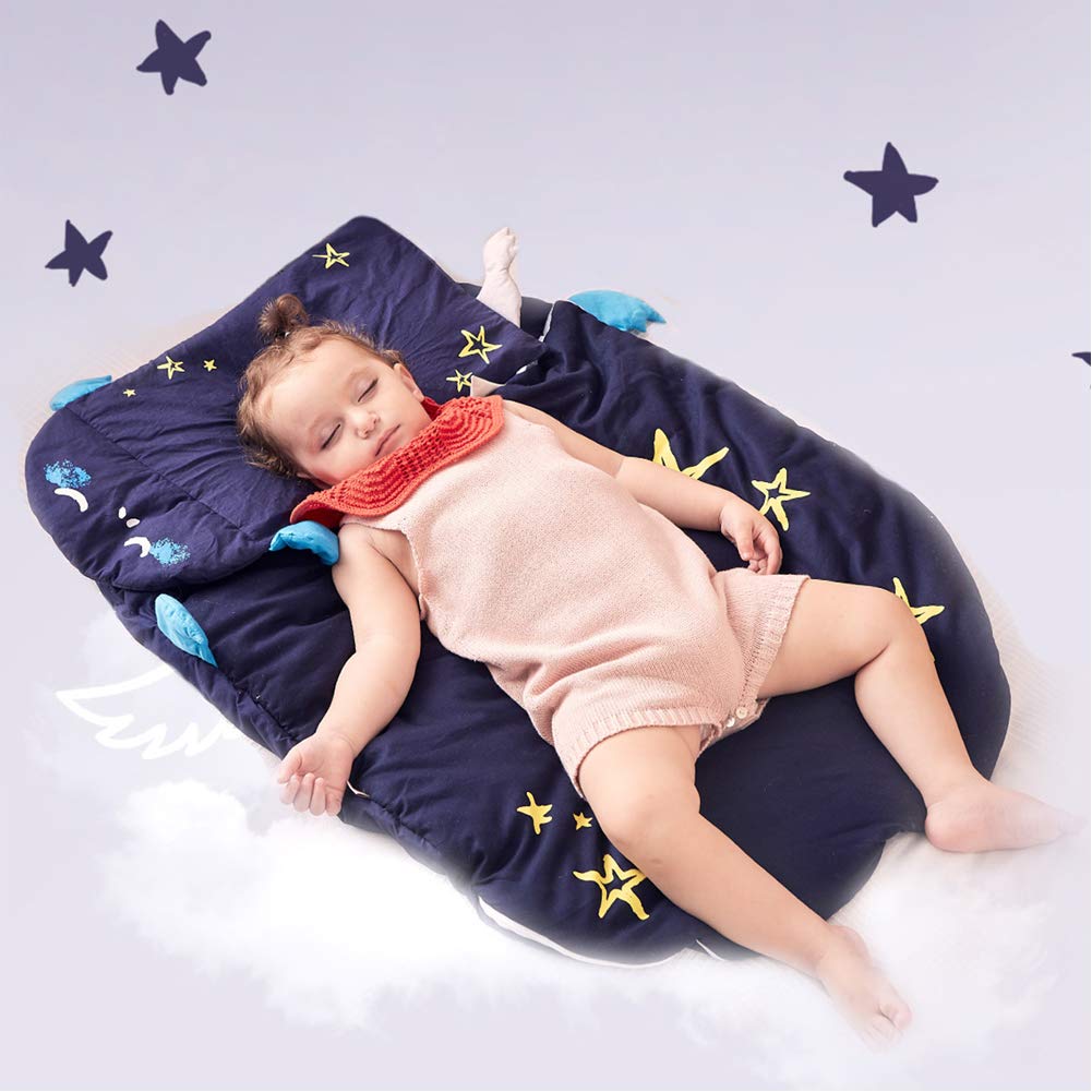 Blue Pillows Nursery Bebamour Anti Allergy Toddler Pillow Safe