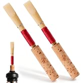 Treela 2 Pcs Premium Oboe Reeds Medium Soft Oboe, with 72mm/2.83" Reed | Wind Instrument Parts with Transparent Plastic Storage Box, Instrument Accessories for Beginners