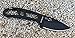 ESEE Knives Black CANDIRU Fixed Blade Knife w/Polymer Sheath