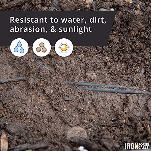 14/2 Low Voltage Landscape Wire - 250ft Outdoor Low-Voltage Cable for Landscape Lighting, Black - Thumbnail 5