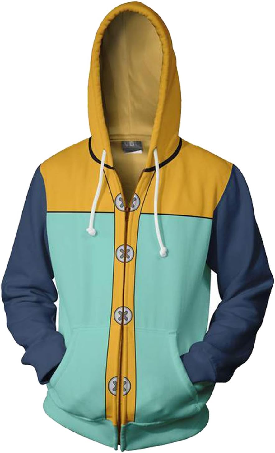 Obtai Fairy King Harlequin King Hoodies Cosplay Costume Sweatshirt Jacket Unisex