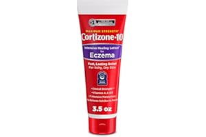 CORTIZONE 10 Cortizone-10 Maximum Strength Intensive Healing Itch Relief Lotion for Eczema, 1% Hydrocortisone, Fast-Acting, Anti-Itch Cream for Minor Skin Irritations, Rashes and Inflammation Due to Eczema, 3.5 oz
