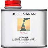 Josie Maran The Original 100% Pure Organic Argan Oil for Hair &amp; Skin, 3 oz