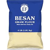 Eastern Feast - Besan, Fine Gram Flour, 4 LBS (1.81 kg) | Made with 100% Pure Chana Dal (Yellow Split Chickpea) | Gluten-Free, All-Natural, Non-GMO