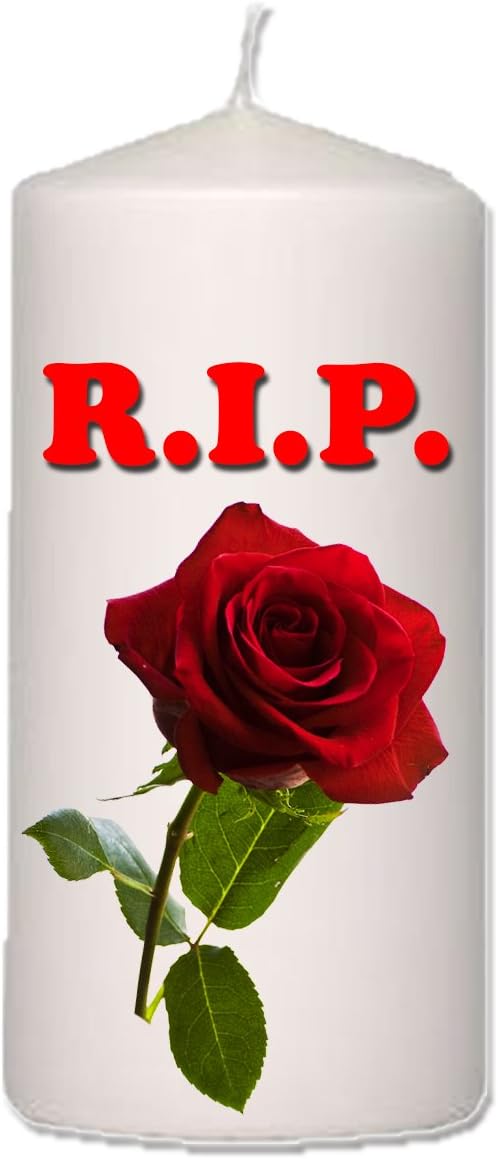 Shabby Chic Candle – Rest In Peace 20 x 10 cm: Amazon.co.uk: Kitchen & Home