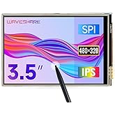 waveshare 3.5inch Touch Screen, Compatible with Raspberry Pi 5/4B/3B/Zero/Zero W/Zero 2W/Pico/Pico W/Pico WH, TFT LCD, 480x320