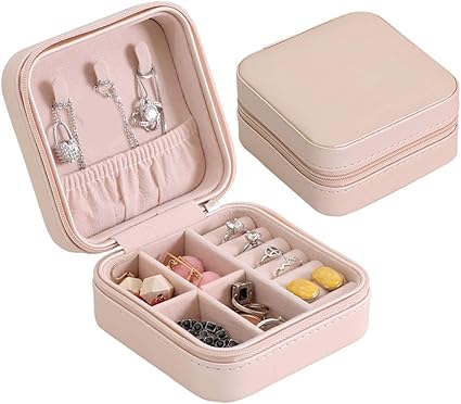 Homeofying Mini Pequeño Joyero Portátil Caja Organizador ...
