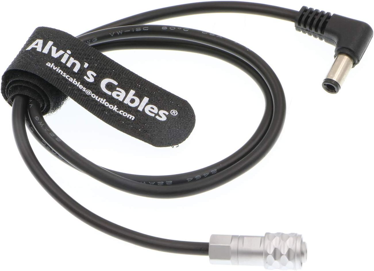 Alvin's Cables BMPCC4K Power Cable for BMPCC 4K Blackmagic Pocket Cinema Camera 4k 60CM, Angled DC Straight Cable, Angled 60CM - Image 5