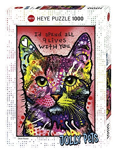 Heye 9 Lives 1000 Piece Dean Russo Cat Jigsaw Puzzle