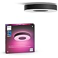 Philips Hue Infuse Medium Ceiling Lamp, Black - White and Color Ambiance Color-Changing Smart LED Light - 1 Pack - Control with Hue App - Compatible with Alexa, Google Assistant, and Apple Homekit
