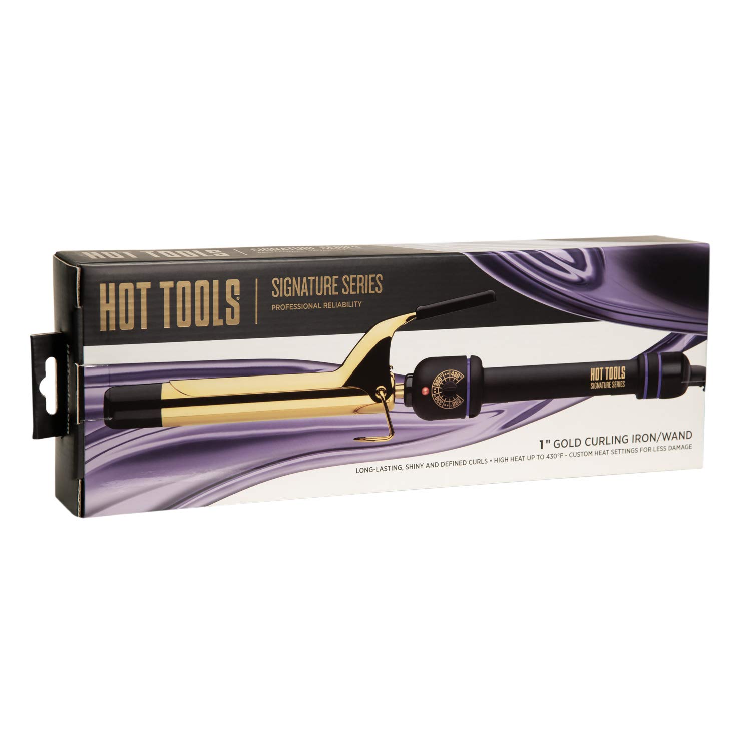 HOT TOOLS Signature Series Gold Curling Iron/Wand, 1 Inch: Beauty