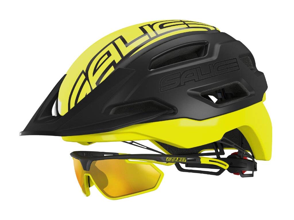 Salice Bike Helmet XS TG. 51-56 Black/Yellow Unisex Adult