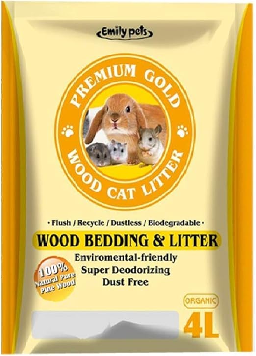 Emily Pets Pine Wood Cat Litter 4 LTR Pet Supplies