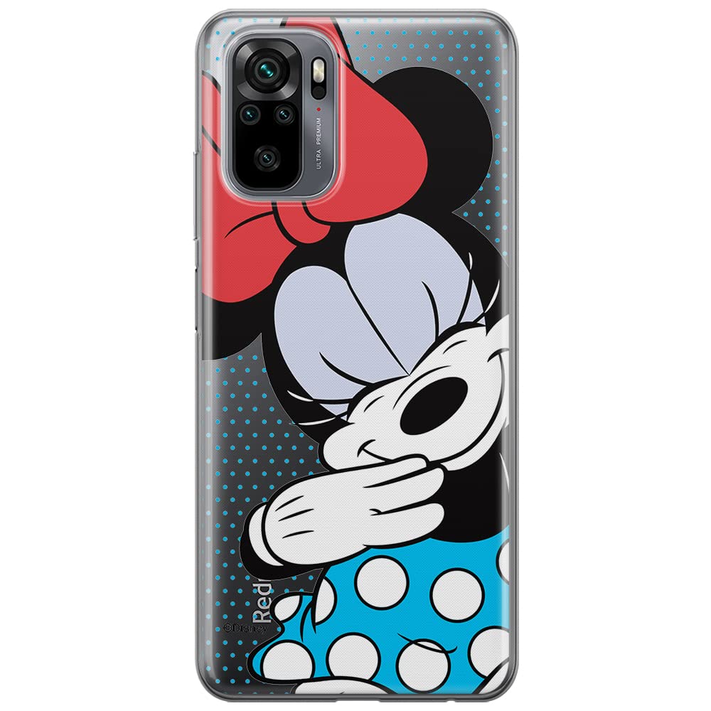 ERT GROUP mobile phone case for Xiaomi REDMI NOTE 10/ 10S original and officially Licensed Disney pattern Minnie 033 optimally adapted to the shape of the mobile phone, partially transparent