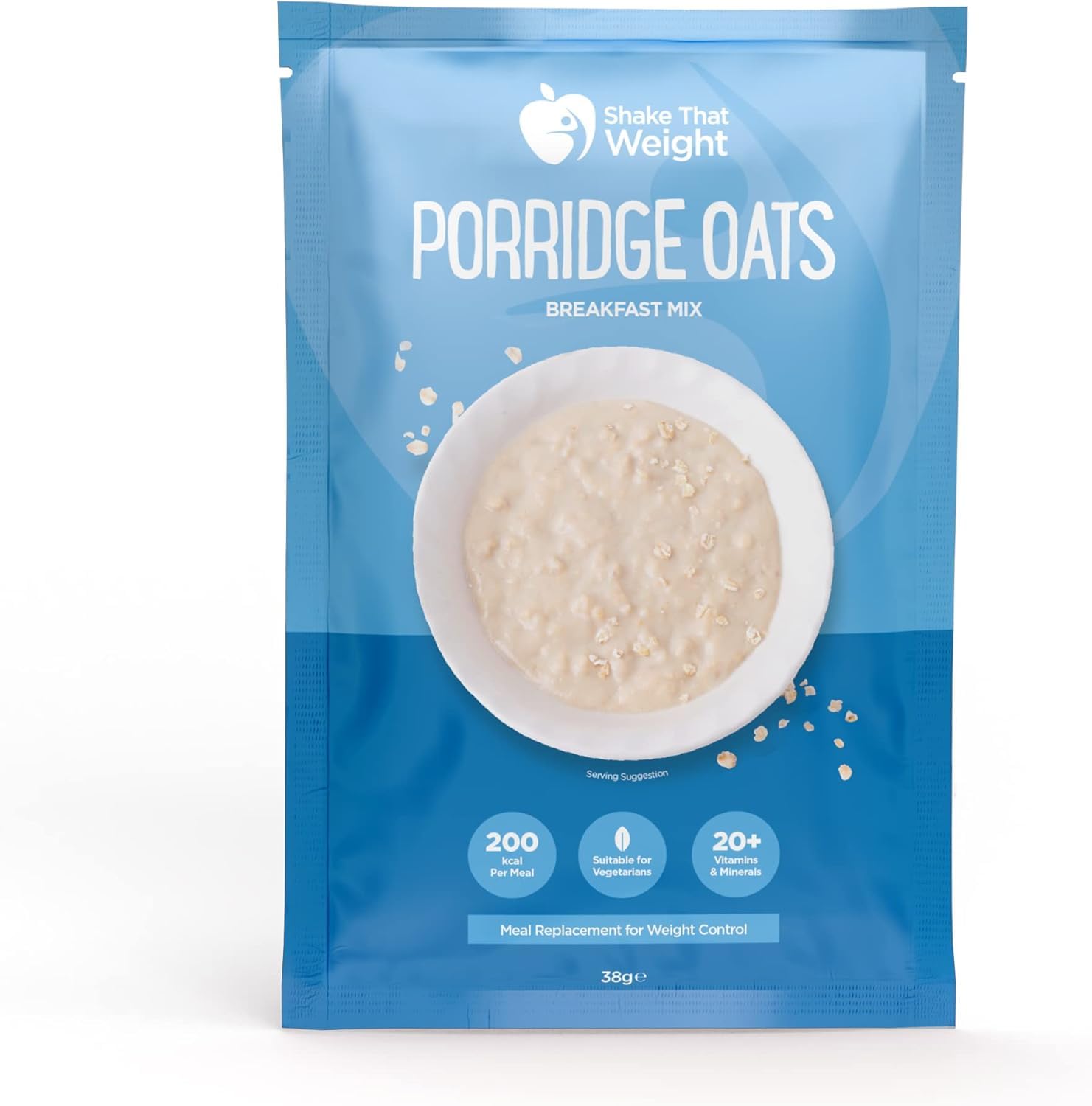 Shake That Weight - Original Porridge Oats - 10 Meals, High Protein, High Fibre, 20+ Vitamins & Minerals, Low Calorie, Vegetarian, Meal Replacement for Weight Loss