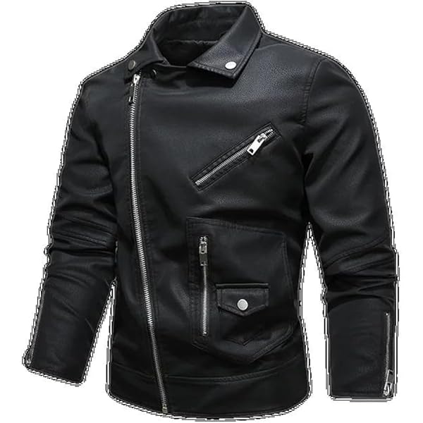 Gamer Classic Six Pockets Black Leather Jacket (XXS) at Amazon