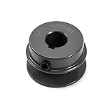 thumbnail image 2 of Machinery Pulley QWORK Double Groove Pulley Sheave - Cast Iron 2.55" OD, 7/8" Bore For A/3L/4L V-Belts, Fixed Bore Design AK Series Fixed Bore Pulley 2AK2578 2 of 10