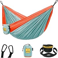 Wise Owl Outfitters Kids Hammock - Small Camping Hammock, Kids Camping Gear w/Tree Straps and Carabiners for Indoor/Outdoor U