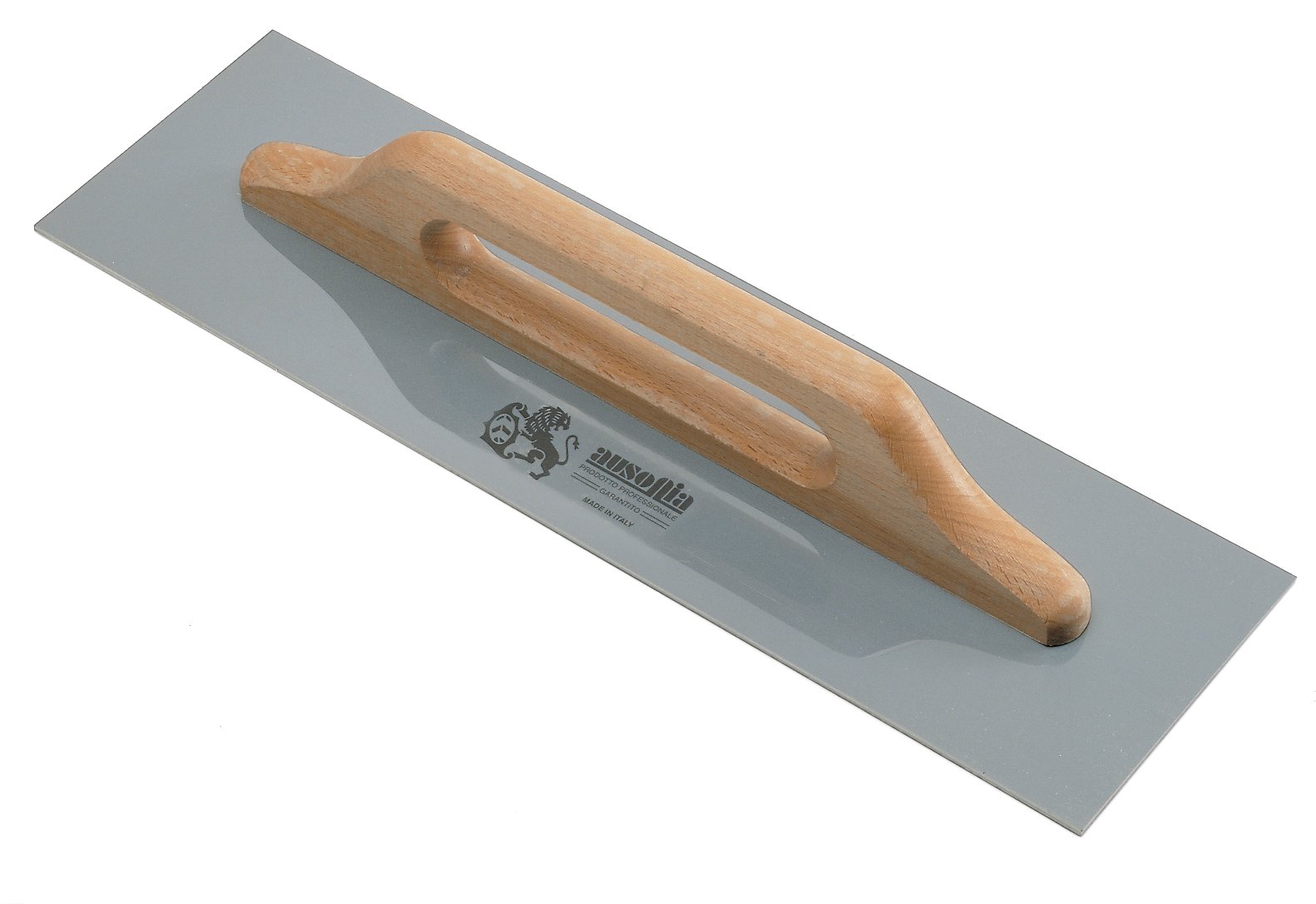 AUSONIA - 42084 PLASTERING Trowel 48X14 with Stainless Steel Blade, Selected Wooden Handle