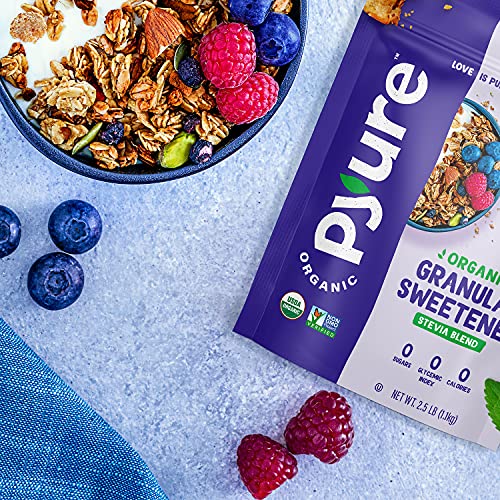 Pyure Organic Stevia Blend | Granulated All-Purpose - White Sugar